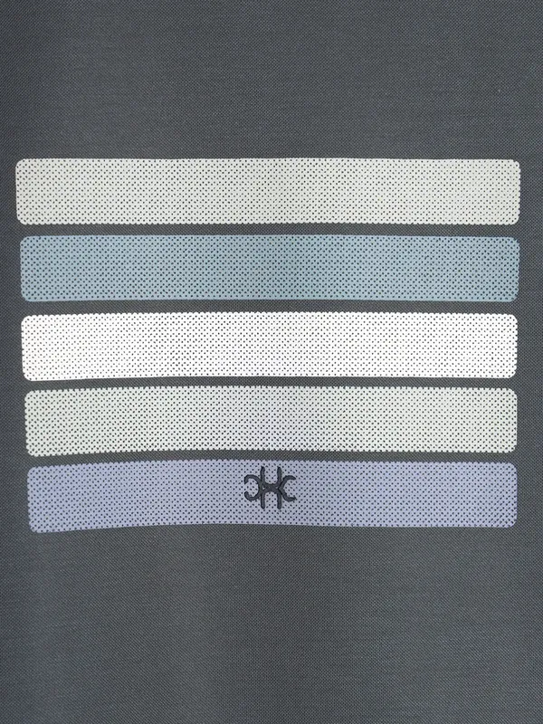 KUCH KUCH grey printed cotton t-shirt