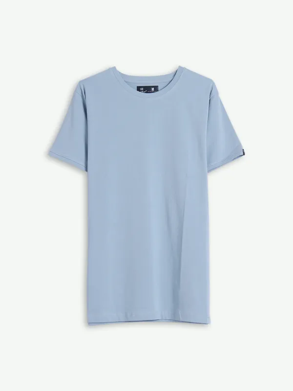 Kuch Kuch light blue cotton t shirt