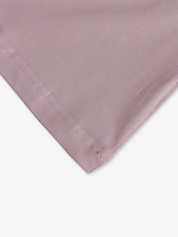 Kuch Kuch mauve pink cotton t shirt