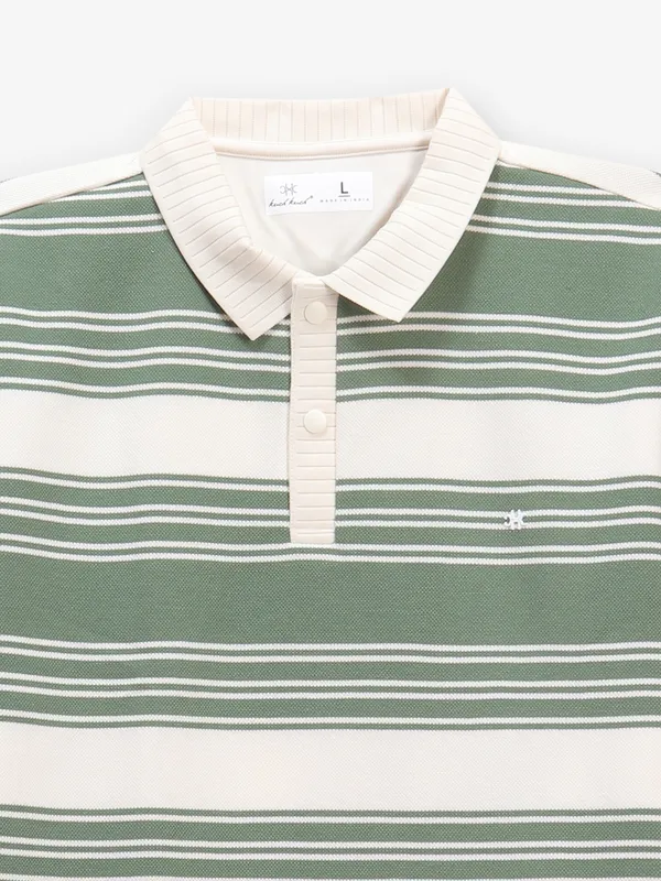 KUCH KUCH off white and grey cotton t-shirt
