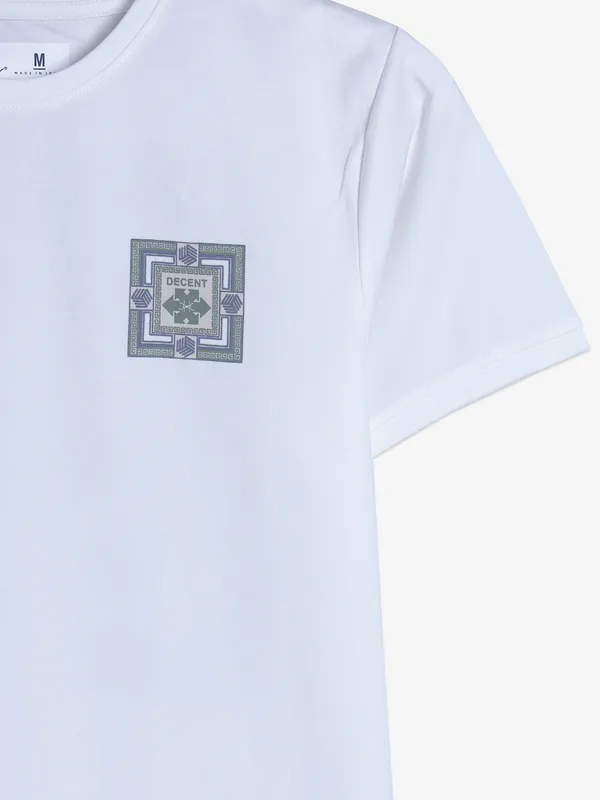 KUCH KUCH off-white printed cotton t-shirt