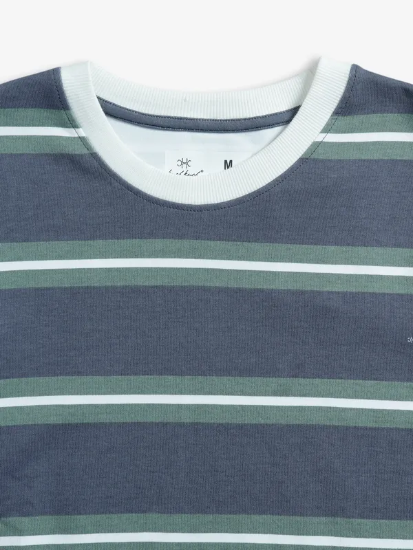 Kuch Kuch stripe grey t shirt