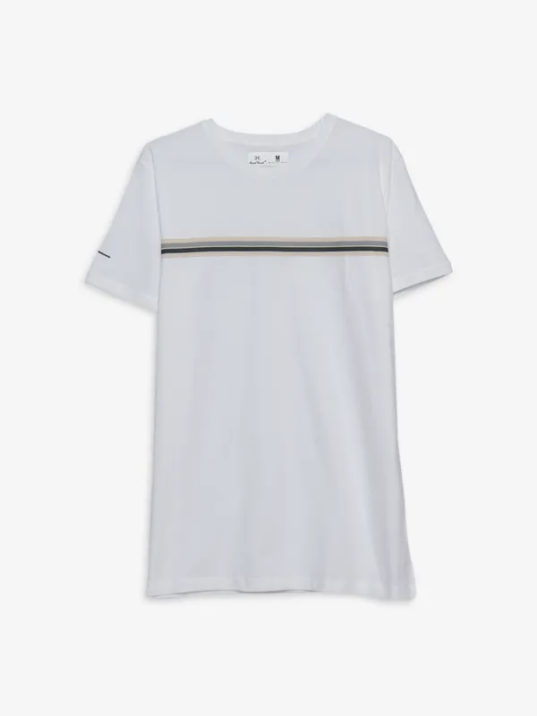 Kuch Kuch white half sleeves cotton t shirt