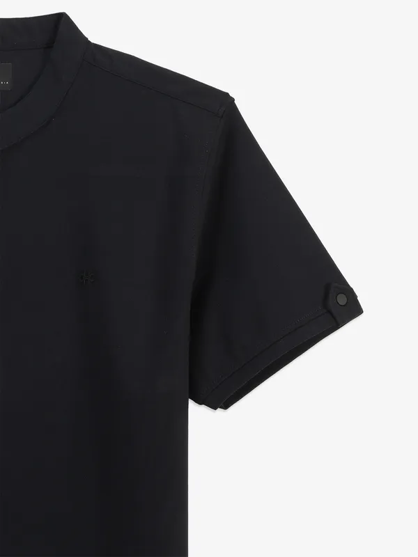 KUCHKUCH black plain casual t-shirt