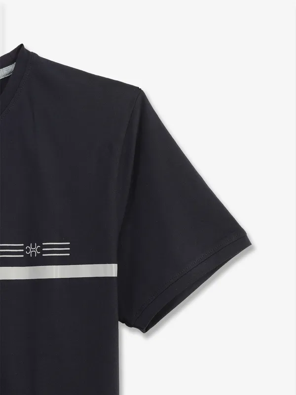 KUCHKUCH cotton navy t-shirt