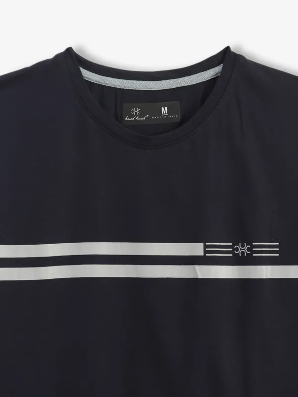 KUCHKUCH cotton navy t-shirt