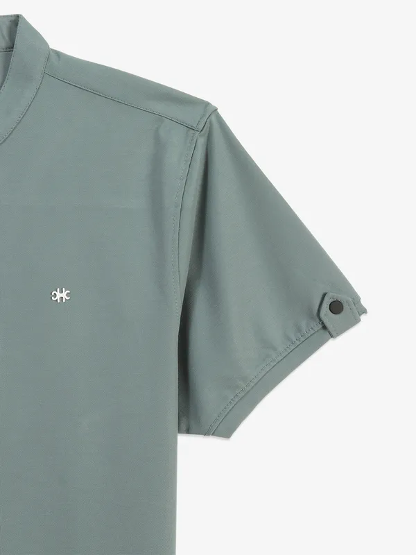KUCHKUCH plain pista green t-shirt
