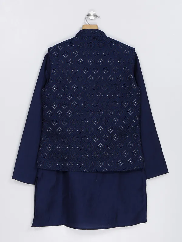 Latest navy waistcoat set for wedding