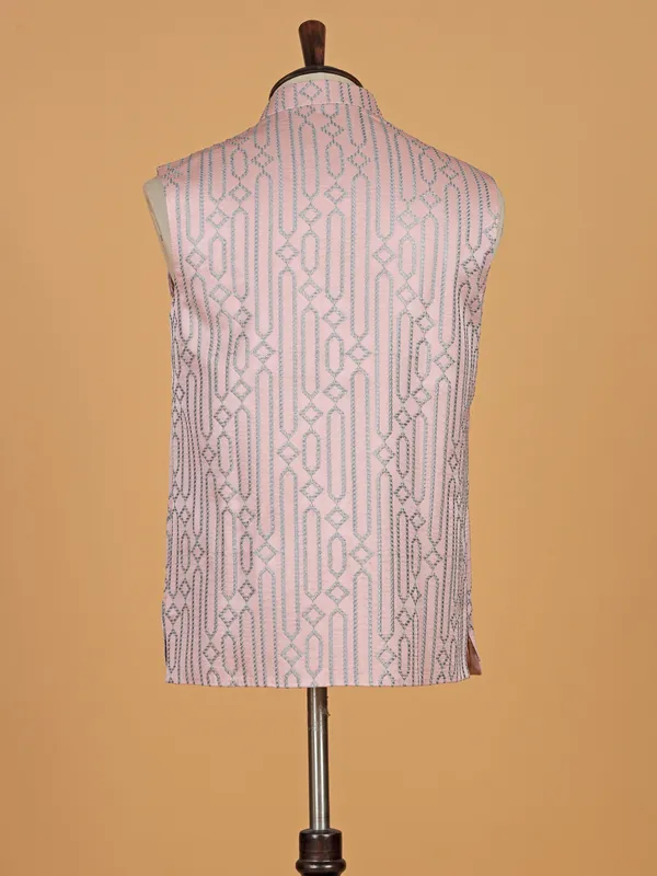 Latest peach terry rayon waistcoat