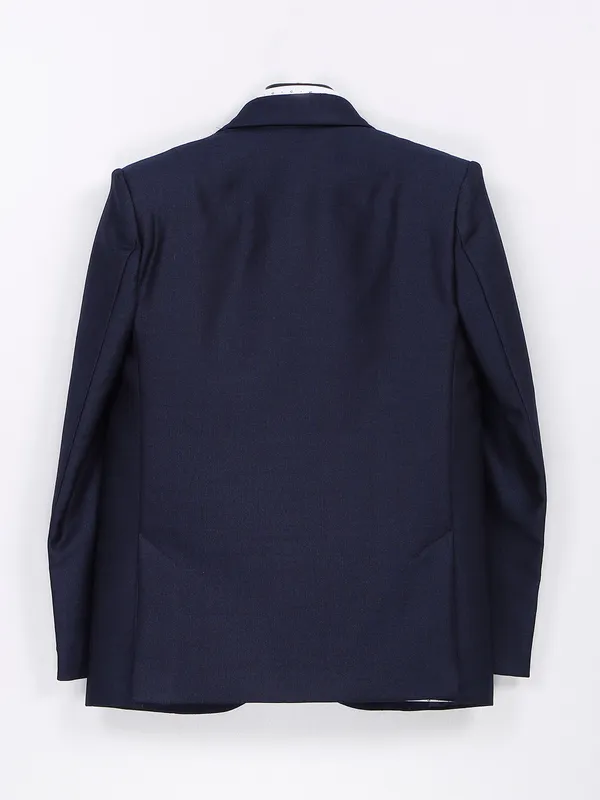 Latest terry rayon coat suit in navy