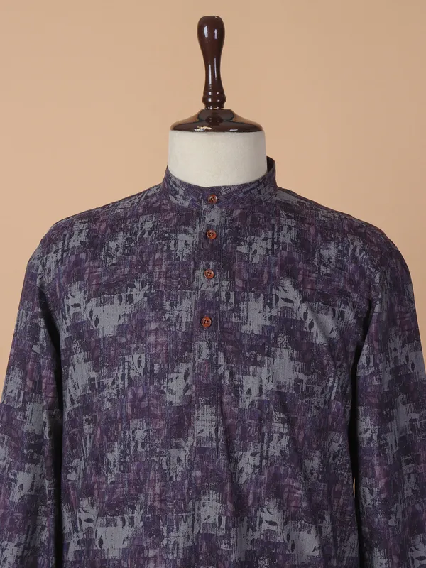 Latest wine silk kurta suit