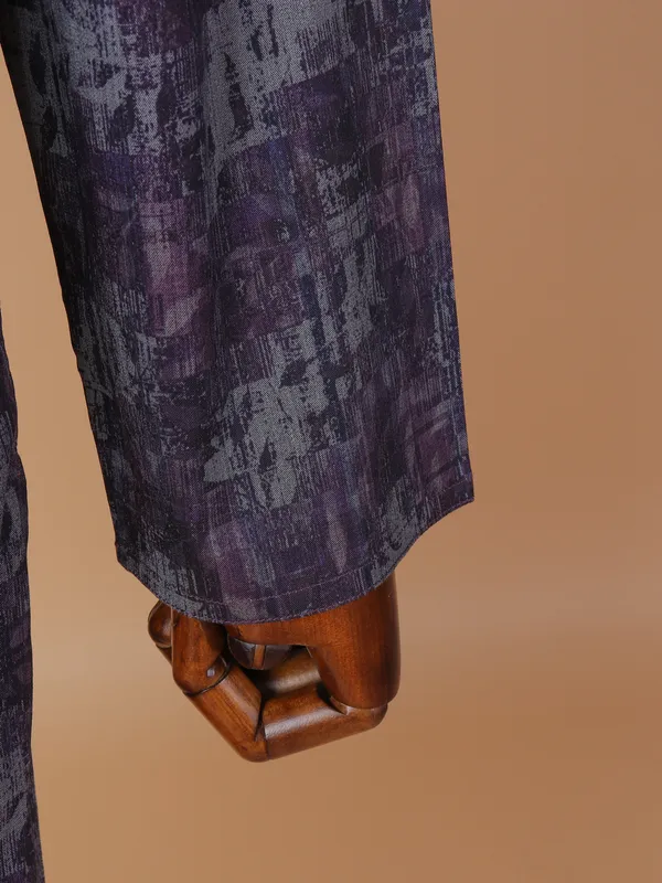 Latest wine silk kurta suit
