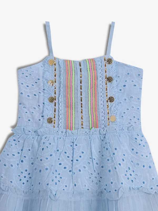LEO N BABES light blue cotton frock