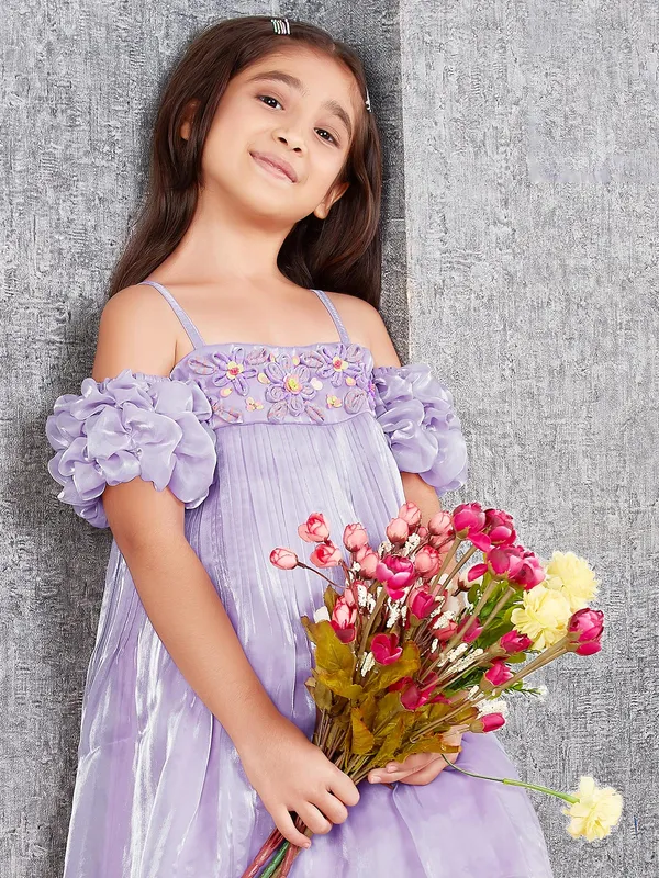 Leo n Babes organza lavender frock