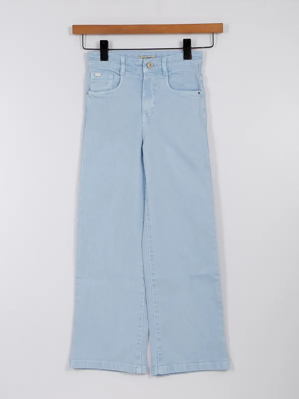 Leo n Babes sky blue solid jeans