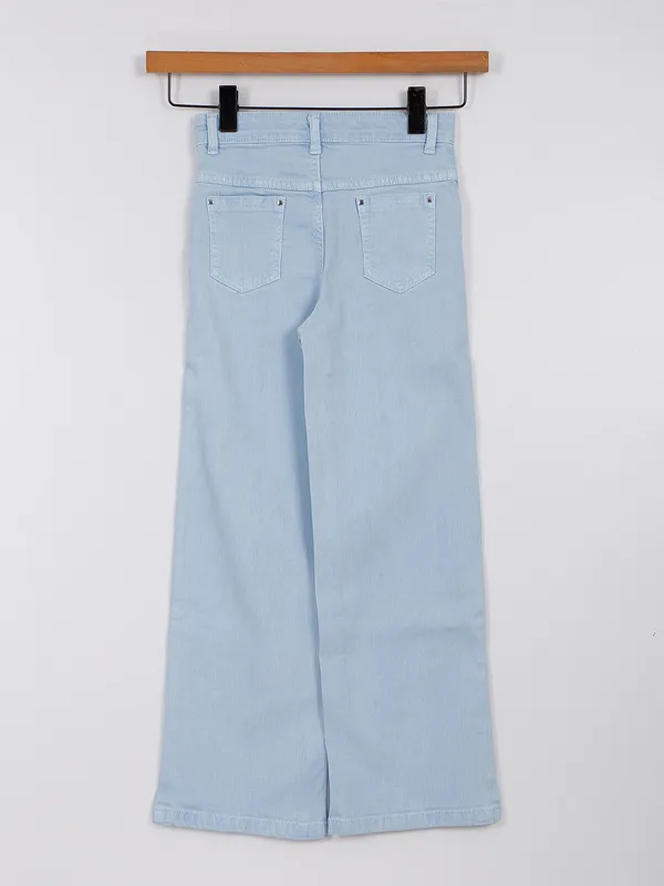 Leo n Babes sky blue solid jeans