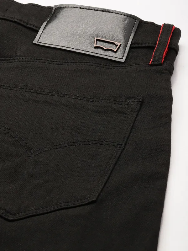 LEVIS 511 slim fit solid black denim for men