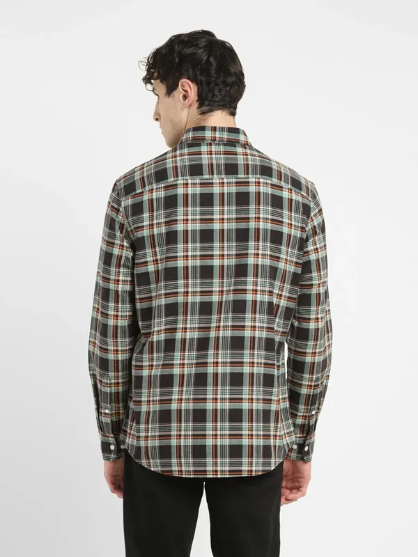 Levis black checks shirt