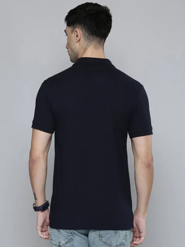 LEVIS black plain cotton t-shirt for men