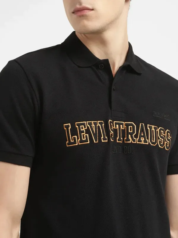 Levis black polo casual t-shirt