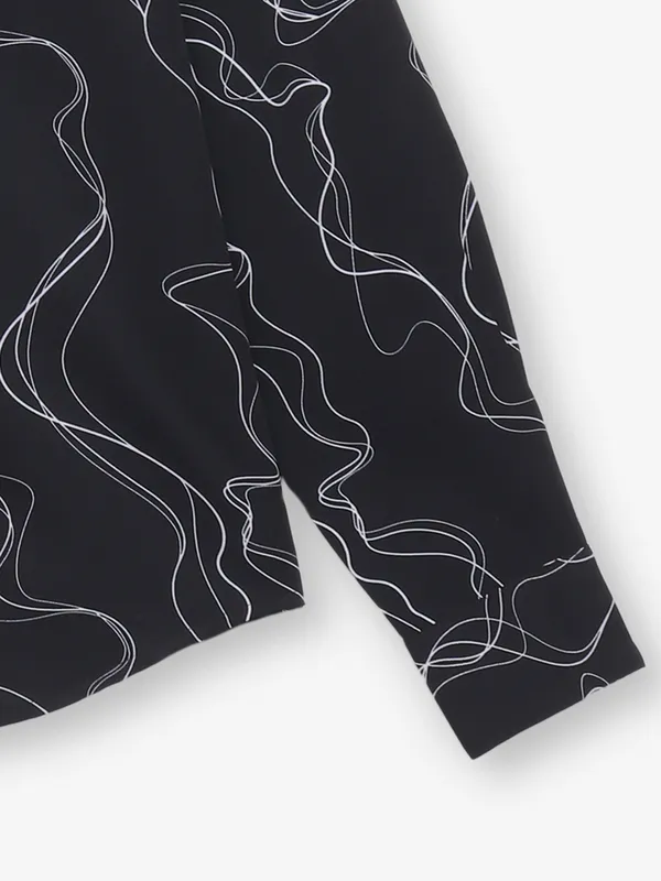 LEVIS black printed linen shirt