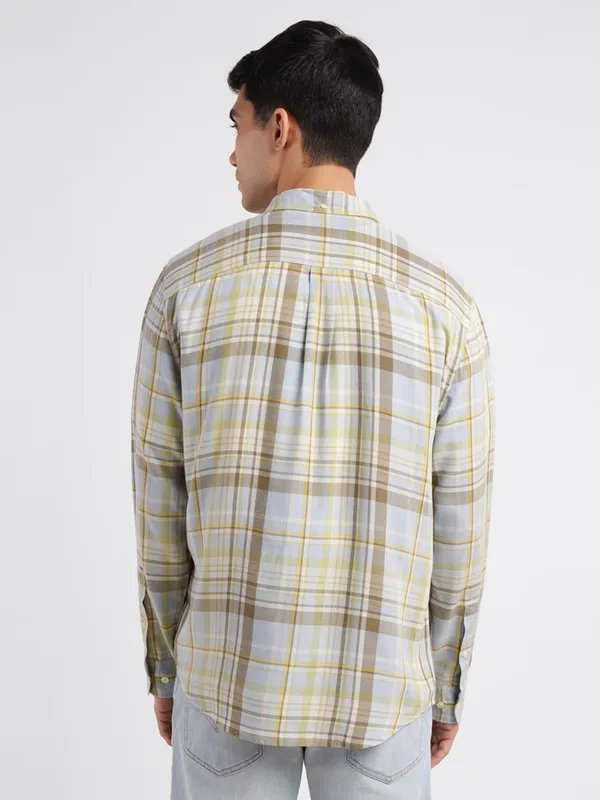 LEVIS blue and yellow checks casual shirt