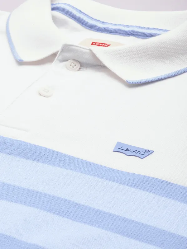 LEVIS blue color block cotton t-shirt
