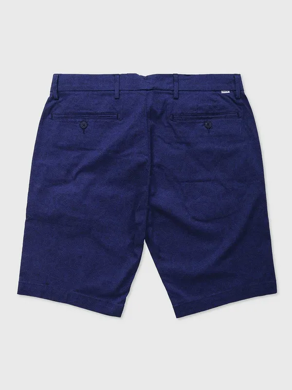 Levis blue cotton casual wear shorts