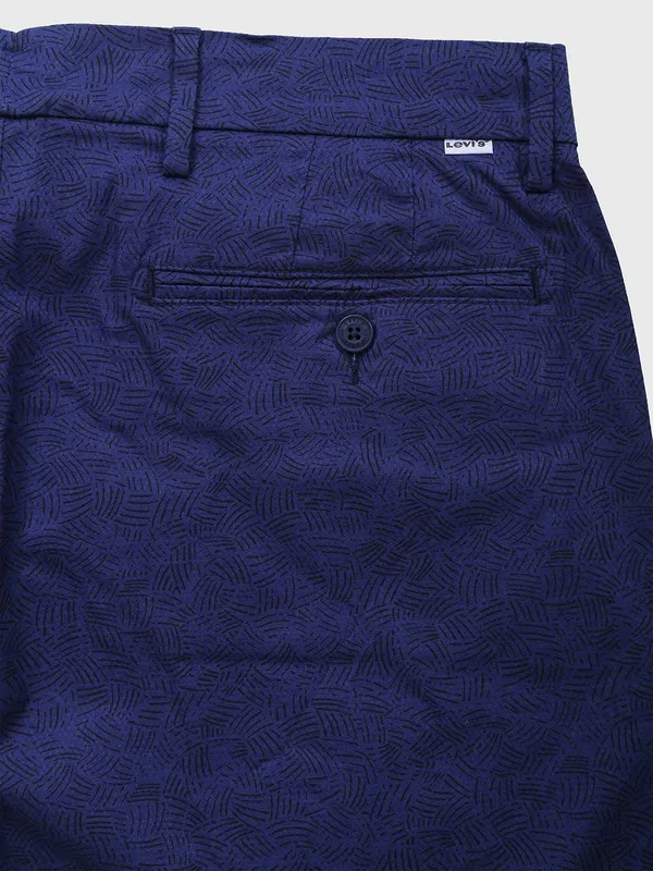 Levis blue cotton casual wear shorts