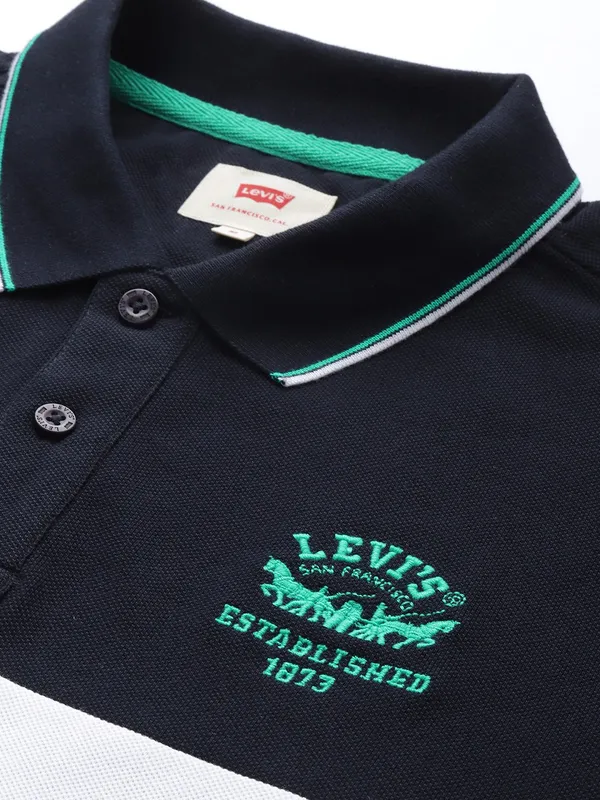 LEVIS color block pattern t-shirt in cotton