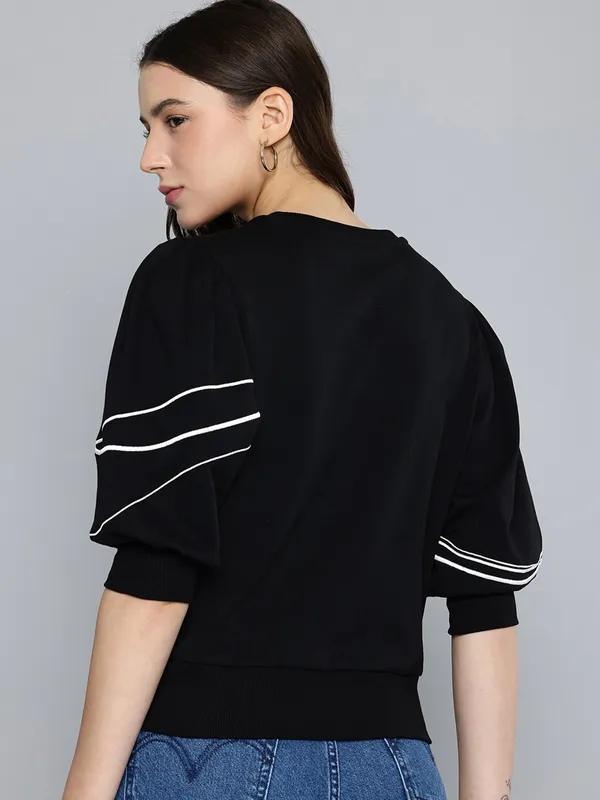 LEVIS cotton black t-shirt for casual wear