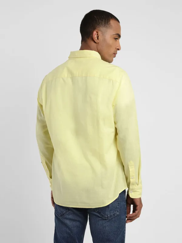 Levis cotton bright yellow shirt