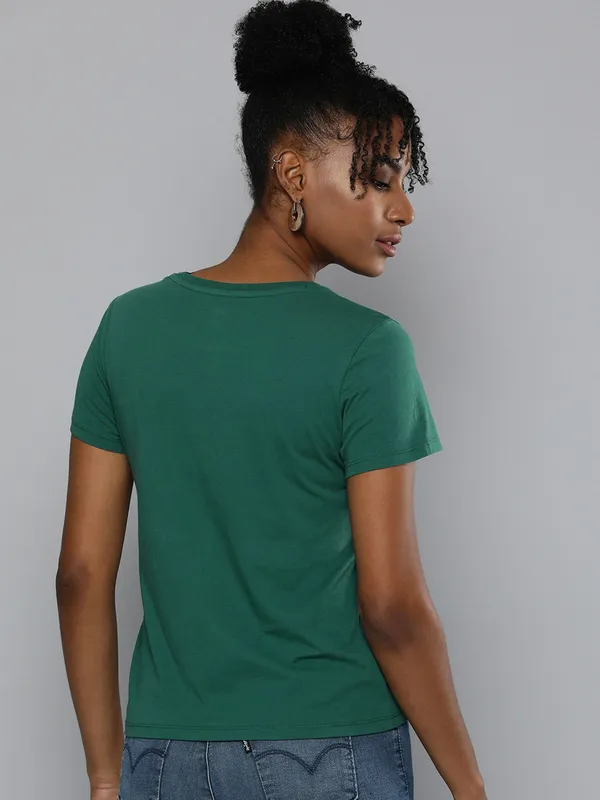 Levis dark green cotton t shirt