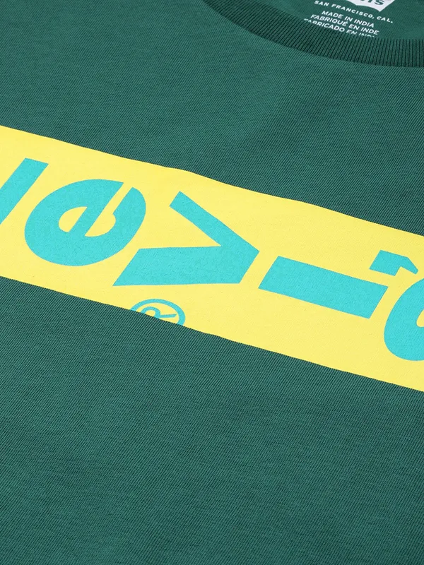 Levis dark green cotton t shirt