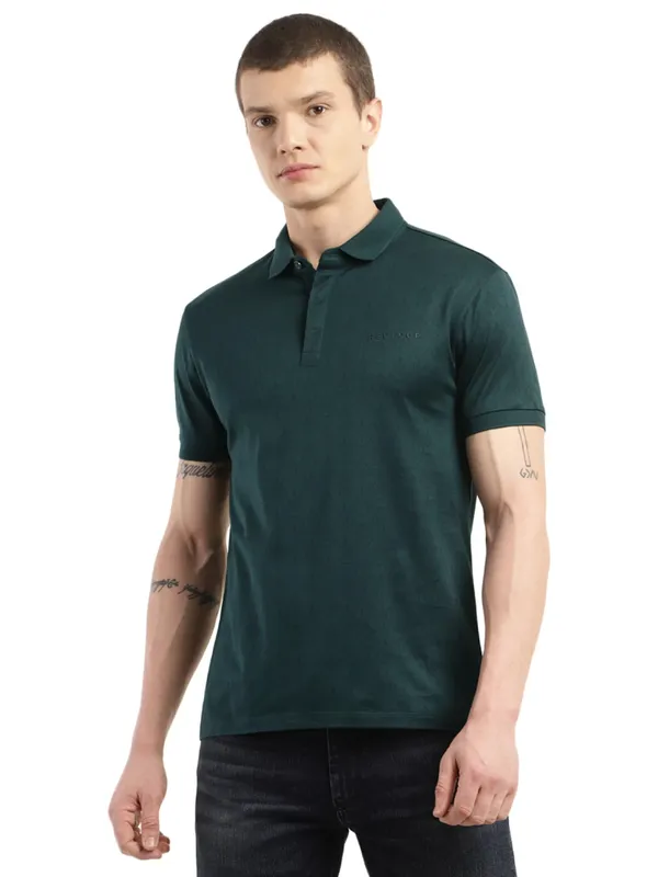 Levis dark green printed t shirt