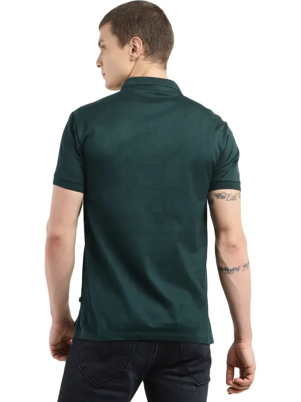 Levis dark green printed t shirt