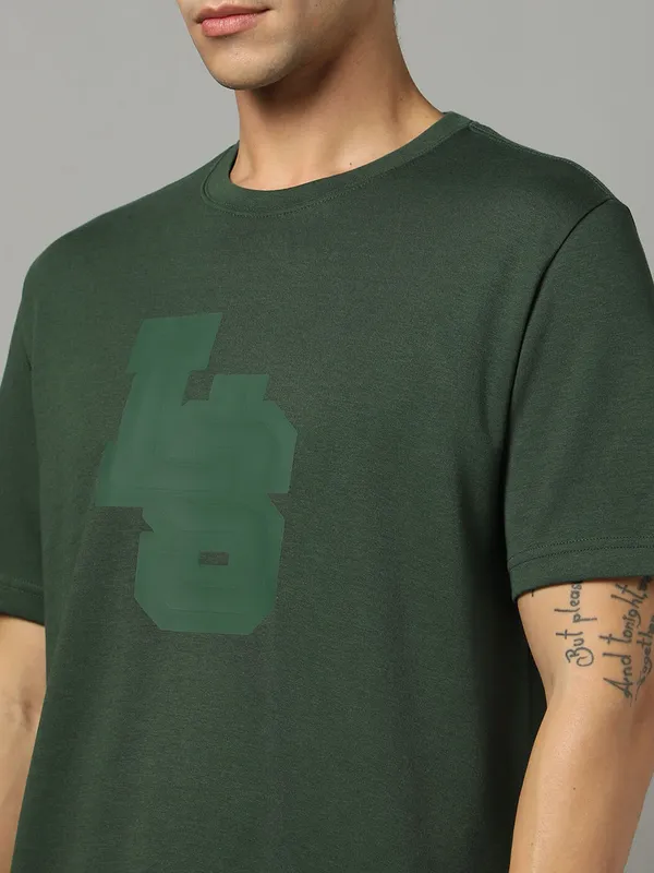 LEVIS dark green t-shirt in cotton
