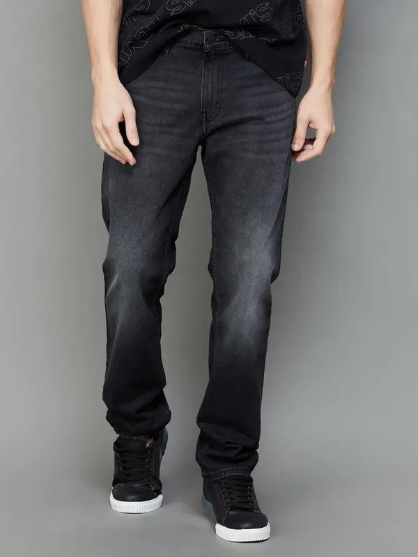 LEVIS dark grey washed denim slim fit jeans