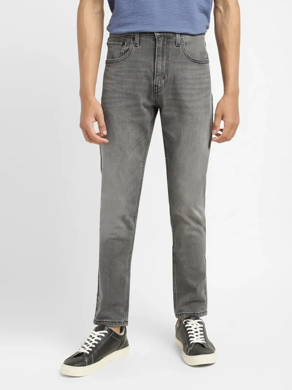 LEVIS grey washed slim tapered fit jeans