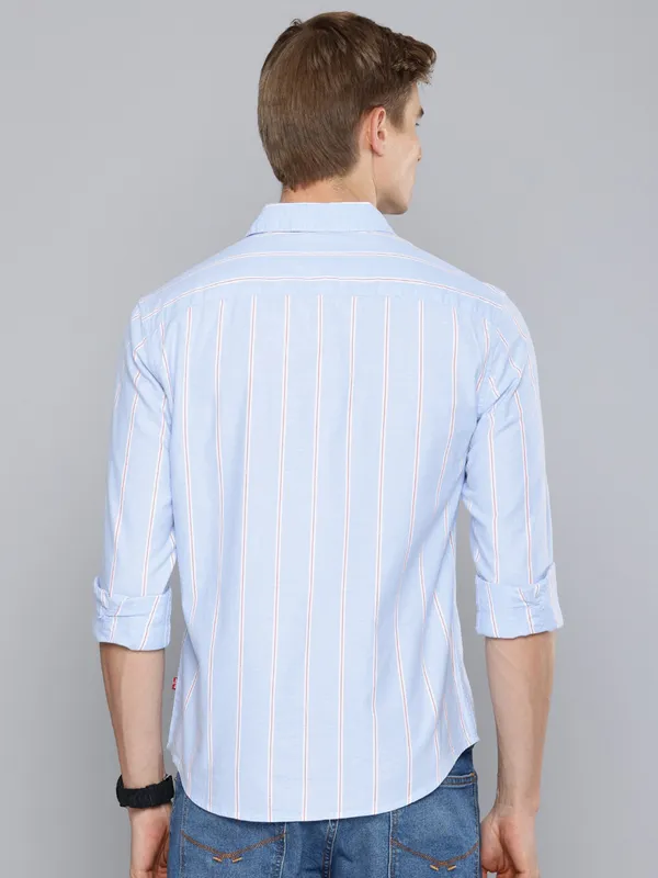 LEVIS light blue stripe shirt in cotton