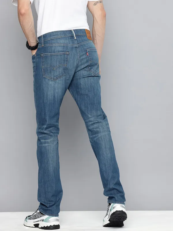 LEVIS light blue washed denim slim taper fit