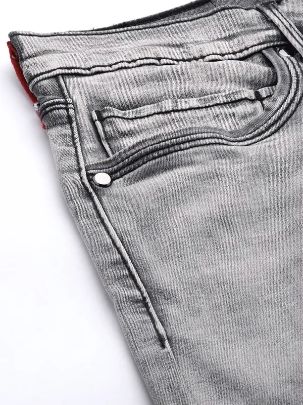 Levis light grey redloop 511 slim taper fit jeans