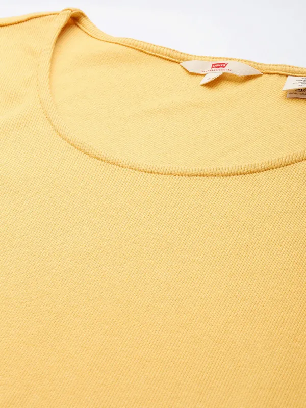 LEVIS mint green cotton t-shirt for women