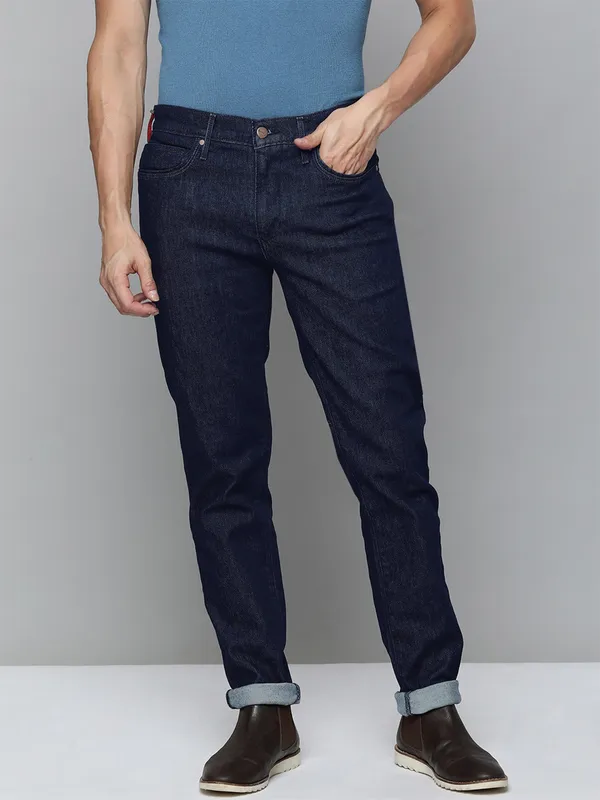 Levis navy 511 slim fit jeans in solid
