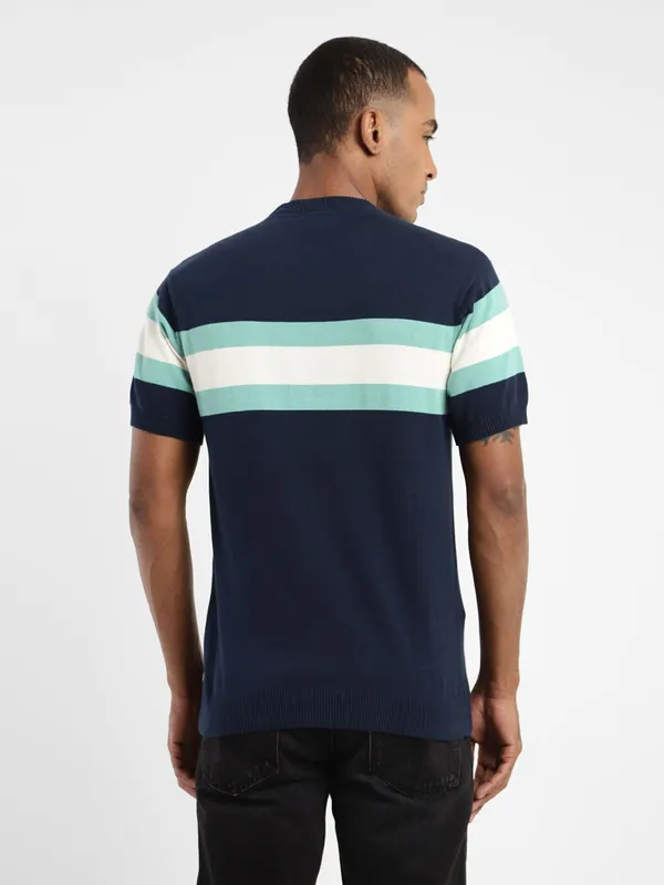 Levis navy color block t shirt