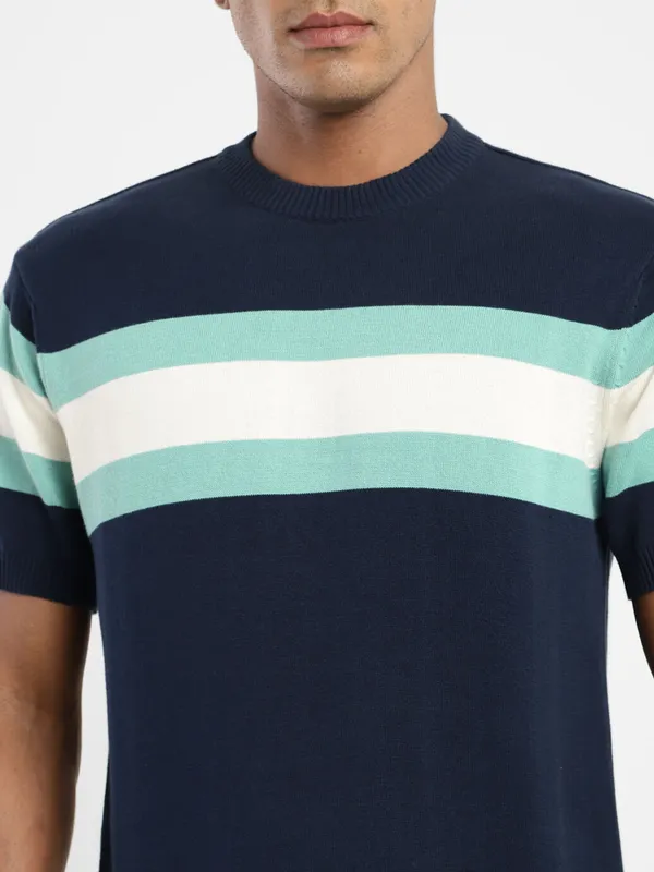 Levis navy color block t shirt