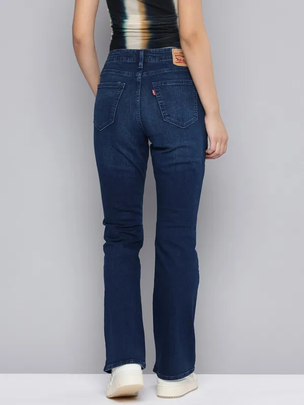 LEVIS navy denim bootcut jeans