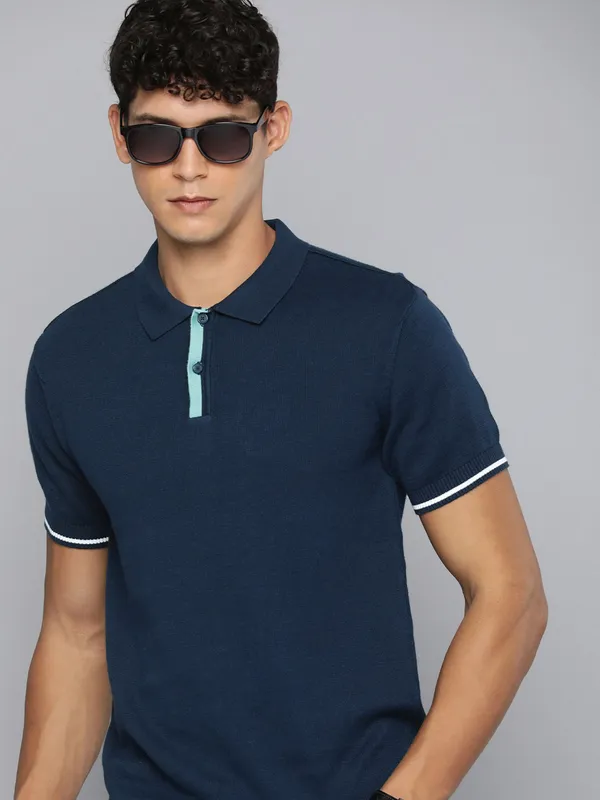 Levis navy polo plain t shirt