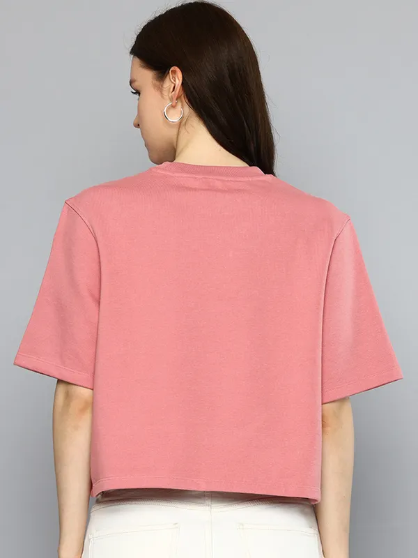 LEVIS onion pink t-shirt in soft cotton