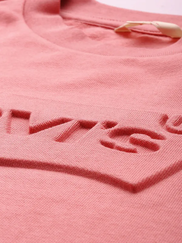 LEVIS onion pink t-shirt in soft cotton